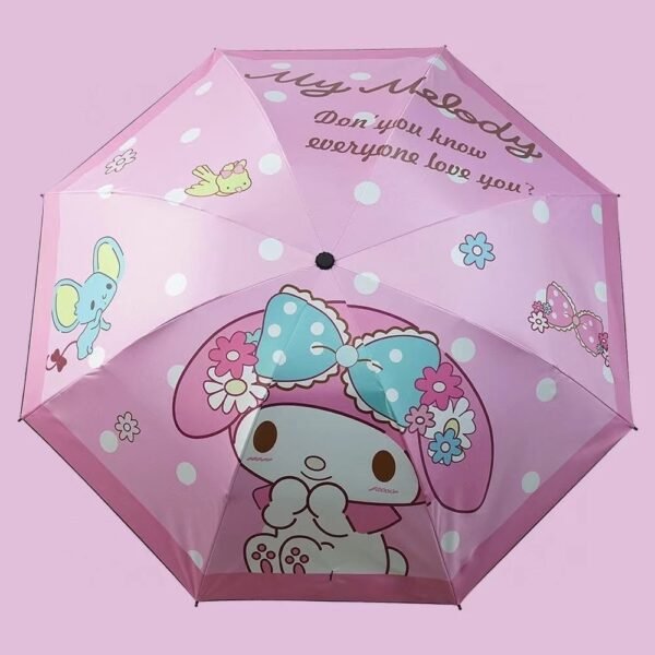 ร่มพับพกพา ลายการ์ตูน - Image 5