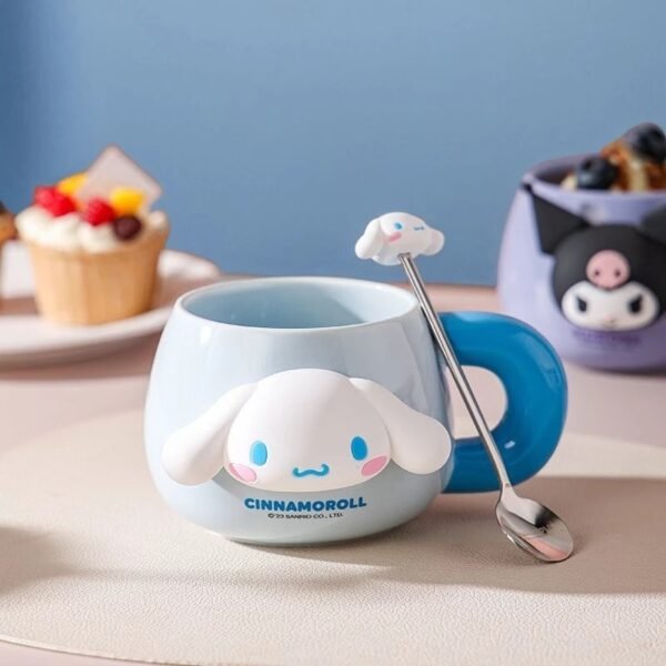 ถ้วยเซรามิกพร้อมช้อน ลาย Sanrio - Image 3